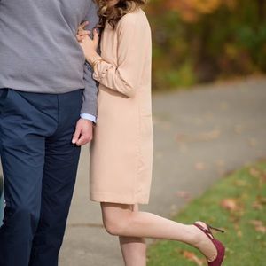 Banana Republic salmon pink dress | 0 P